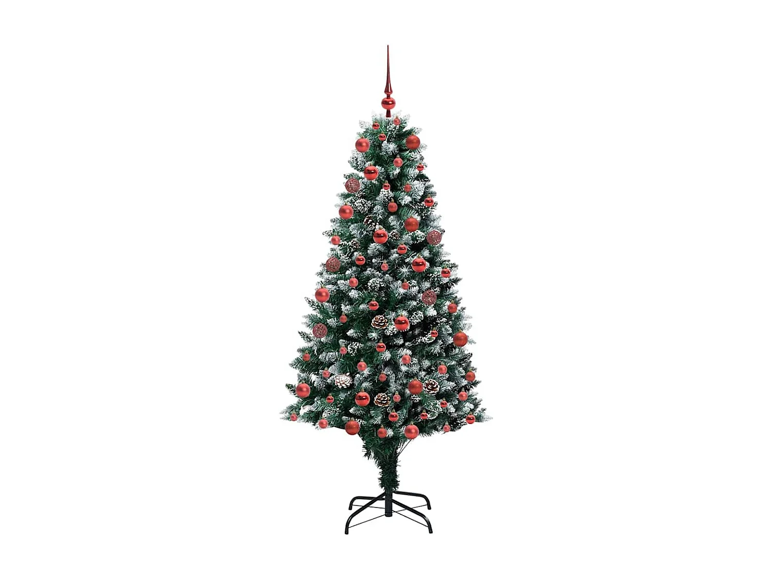 Sapin de Noël artificiel Vert 180 cm PVC, Acier et Plastique