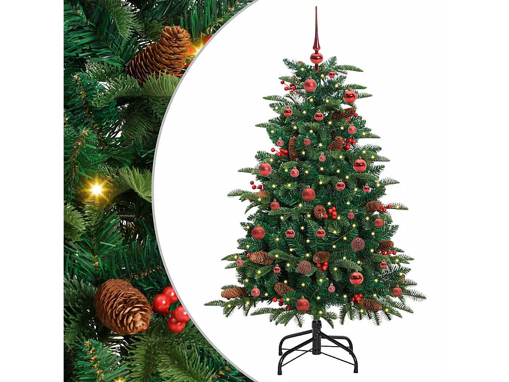 Sapin de Noël artificiel Vert 150 cm PVC, métal et plastique