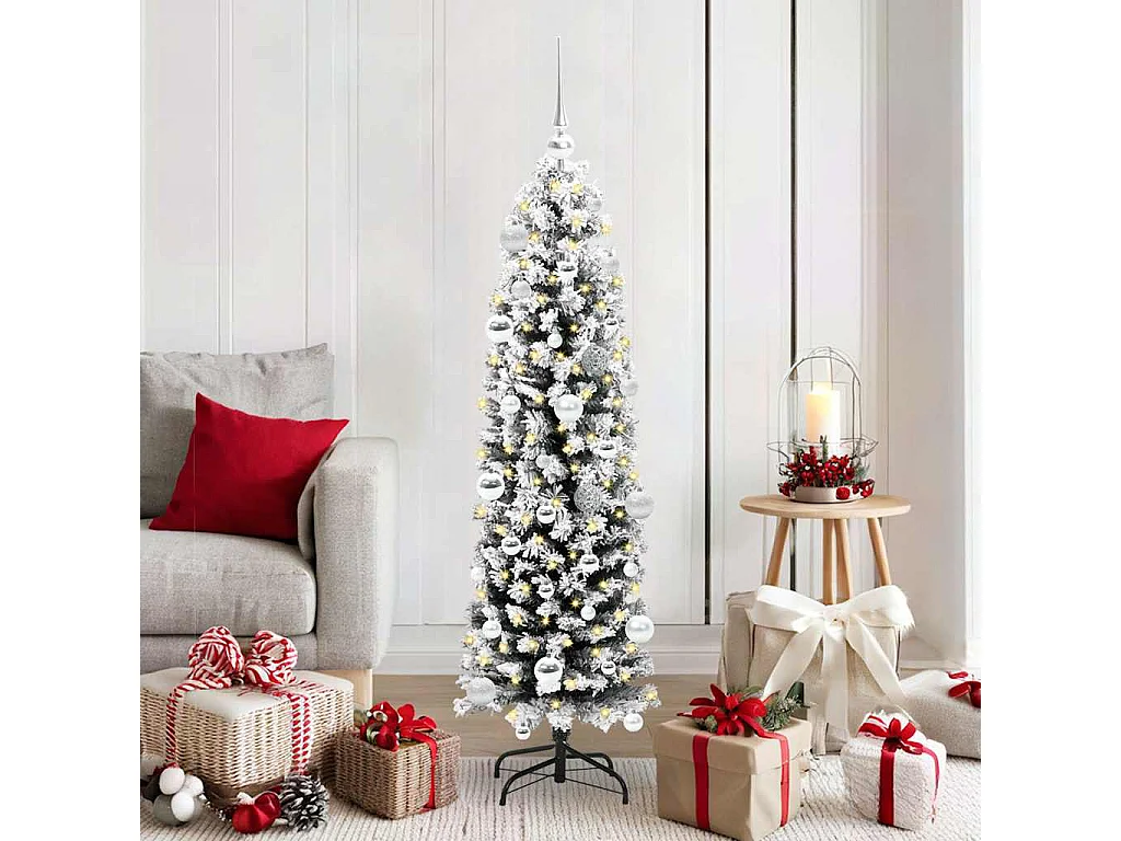 Sapin de Noël artificiel Vert 150 cm PVC et acier et plastique