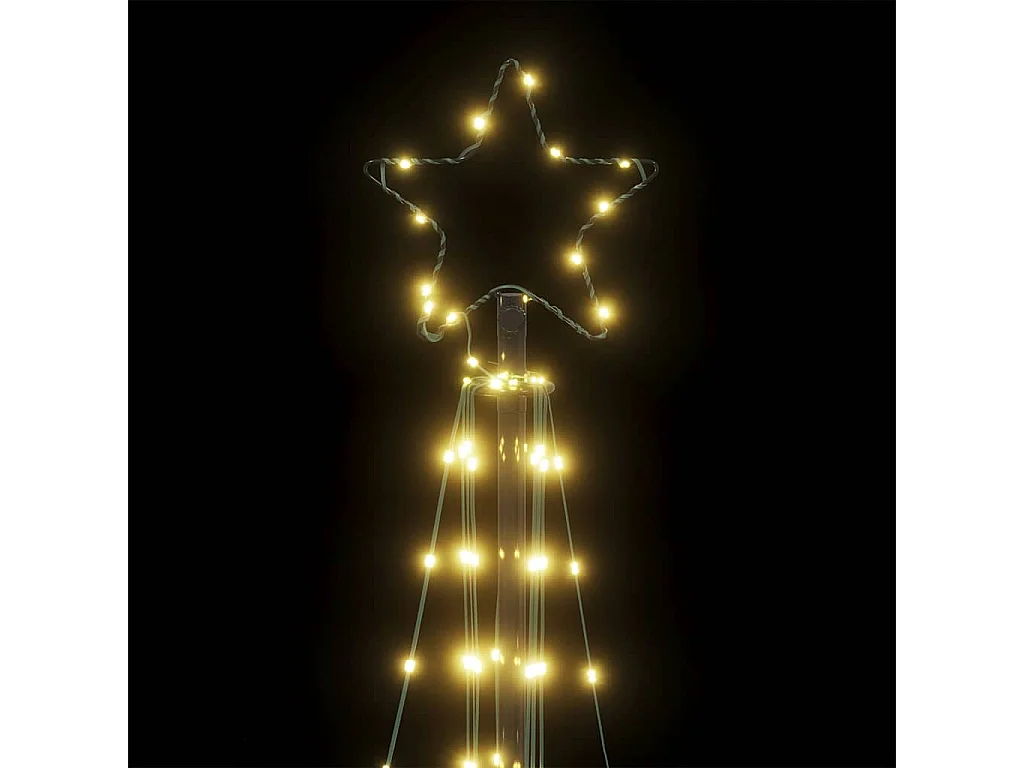 Albero di Natale a LED 363 LED bianco caldo 182 cm