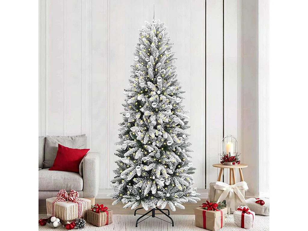 Kunstkerstboom met 300 LED's Wit 93 x 93 x 240 cm