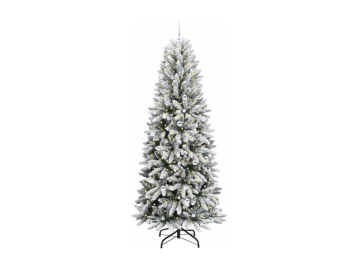 Kunstkerstboom met 300 LED's Wit 93 x 93 x 240 cm