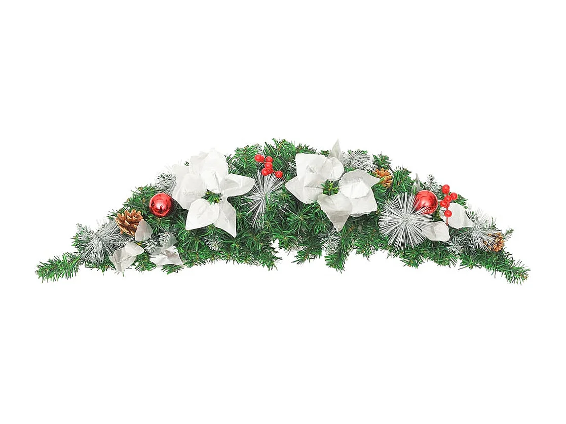 Arco di Natale con luci LED Verde 90 cm PVC