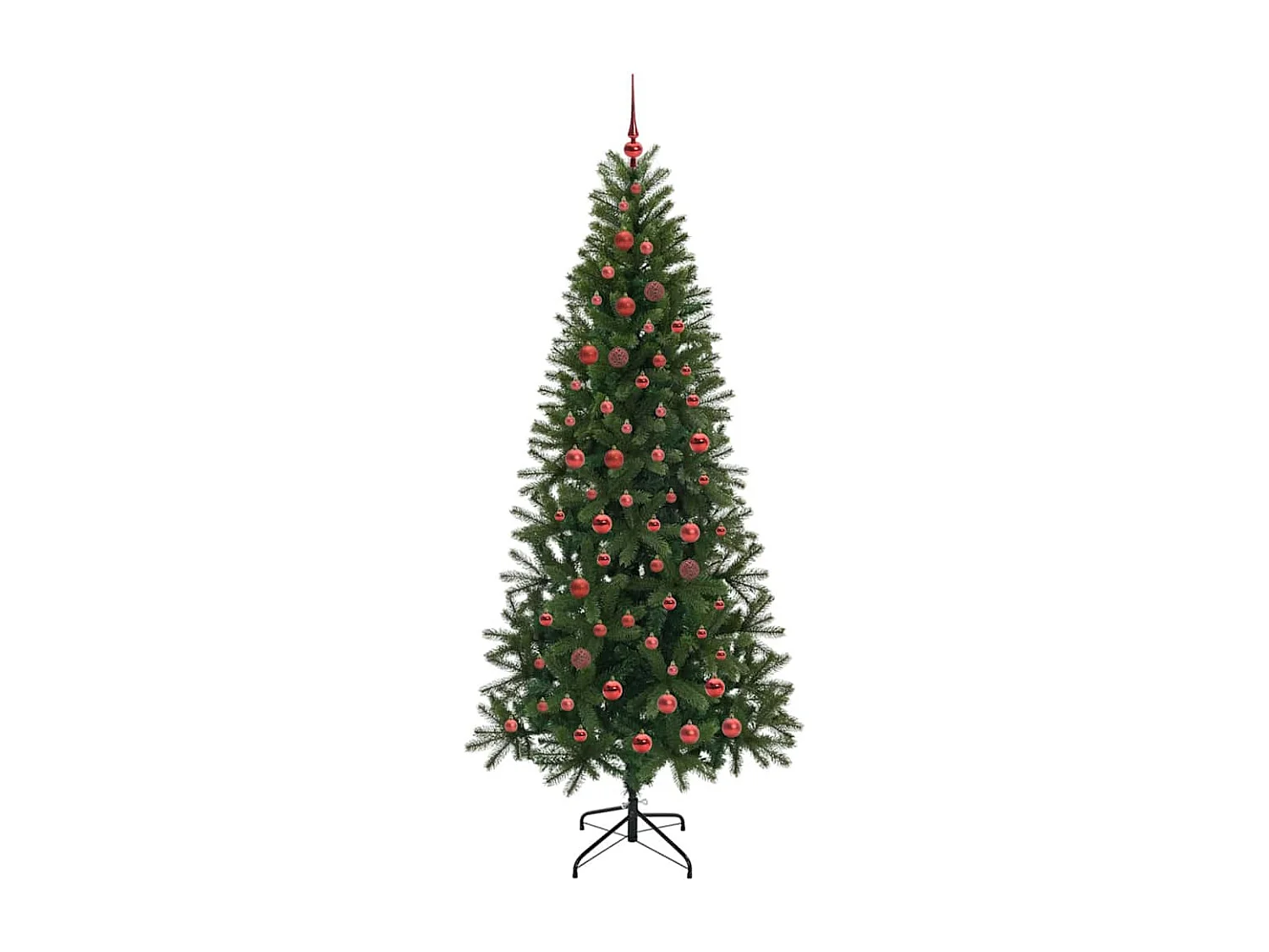 Sapin de Noël artificiel avec 300 LED Vert 210 cm PE et PVC