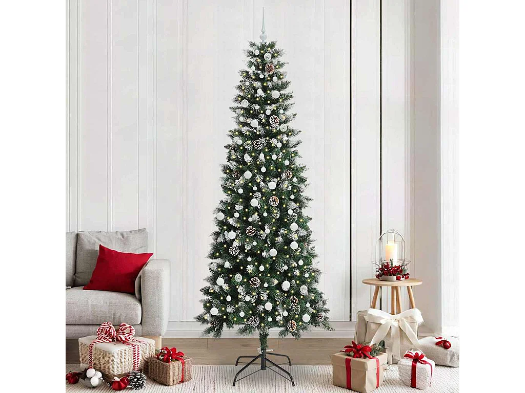 Kunstkerstboom met 300 LED's Groen 96 x 96 x 240 cm