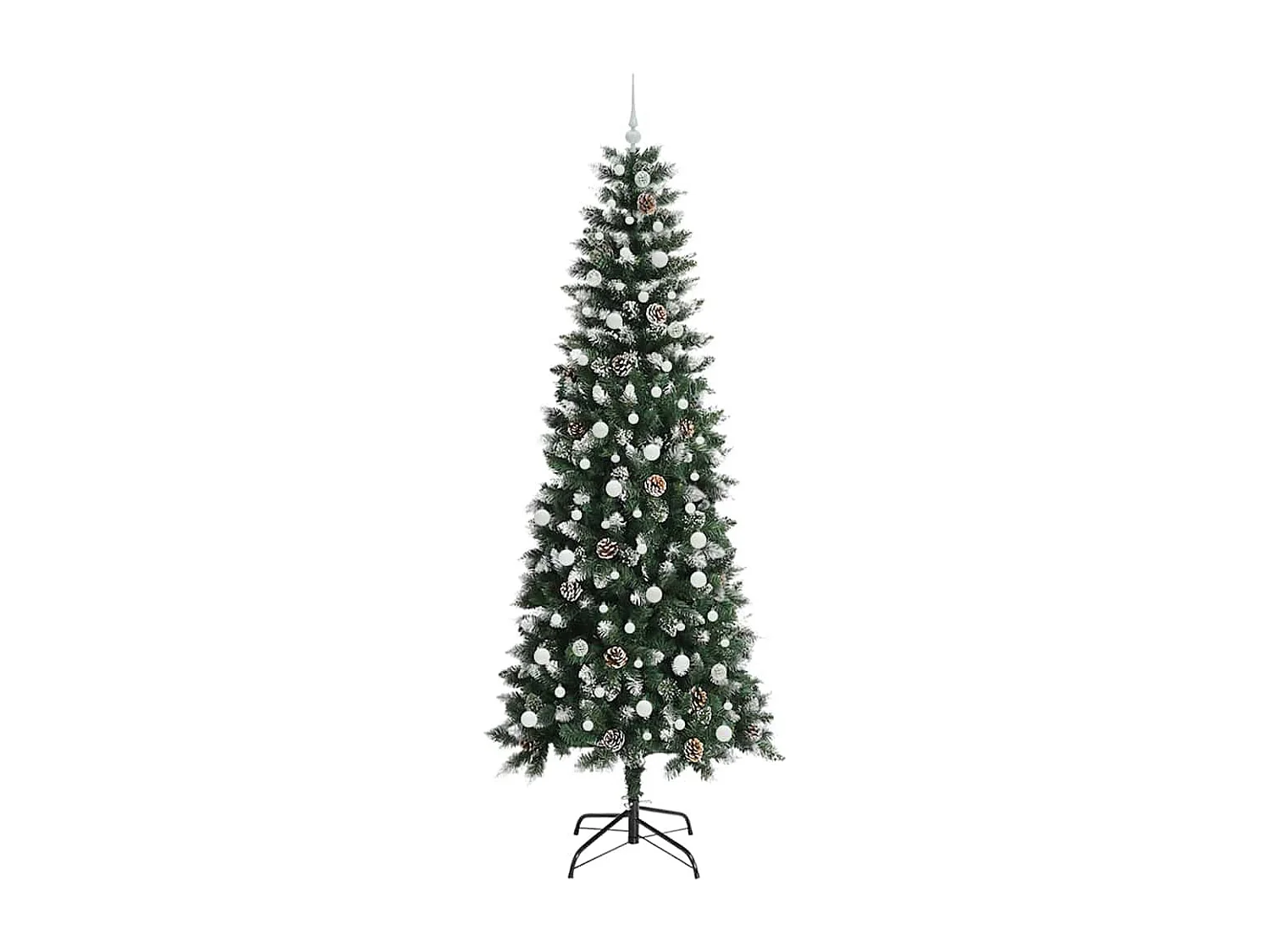 Kunstkerstboom met 300 LED's Groen 96 x 96 x 240 cm