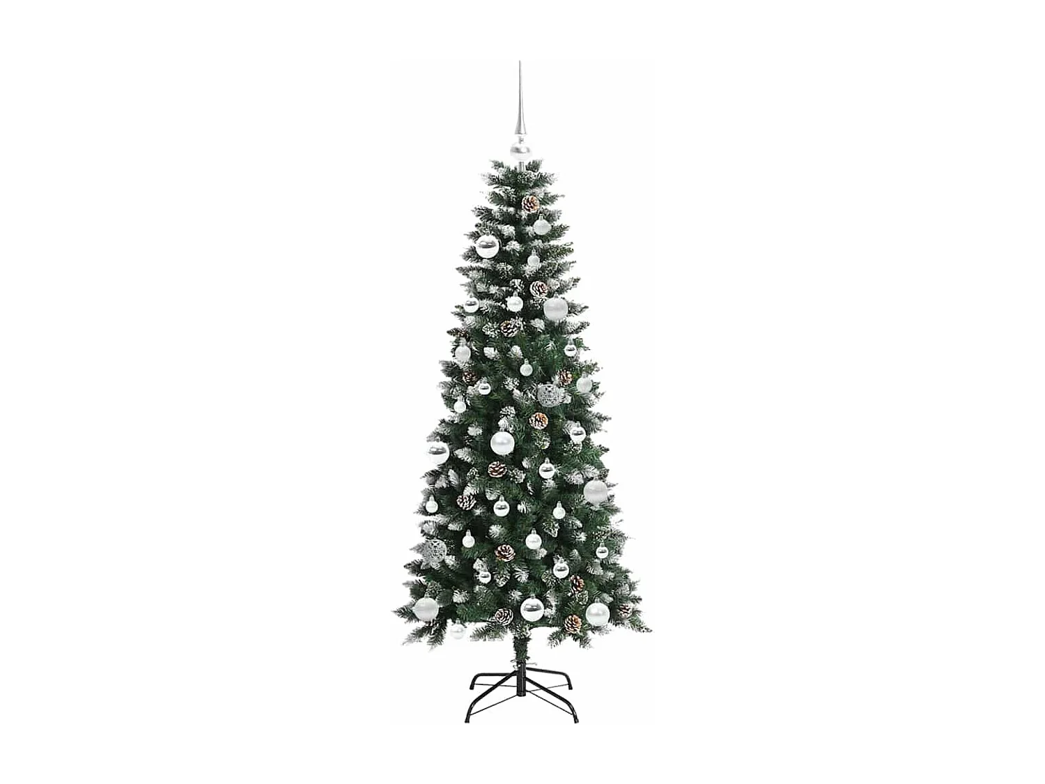 Kunstkerstboom met 150 LED's Groen 66 x 66 x 150 cm