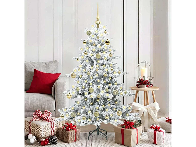 Albero di Natale artificiale con rami articolati 150 cm PVC