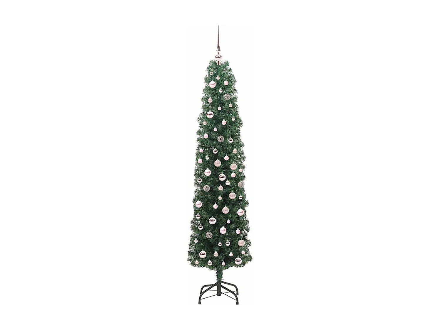 Albero di Natale artificiale Verde 210 cm PVC e acciaio e plastica