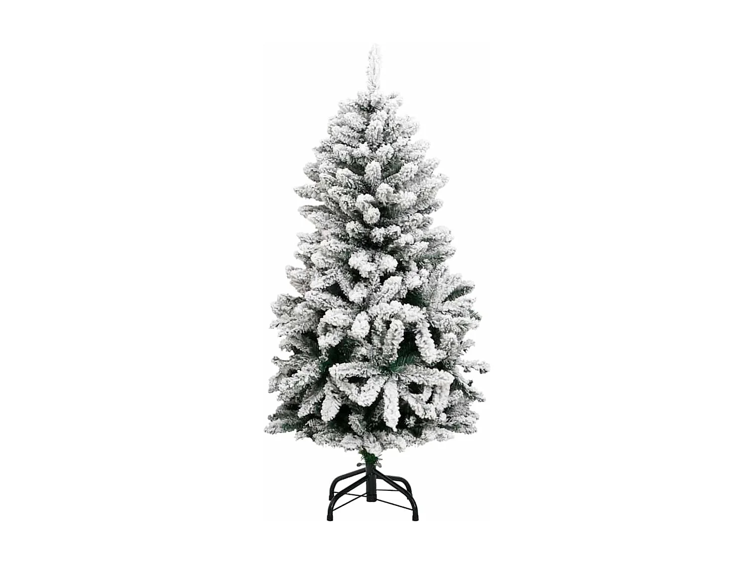 Albero di Natale artificiale articolato da 120 cm con 150 LED e palline