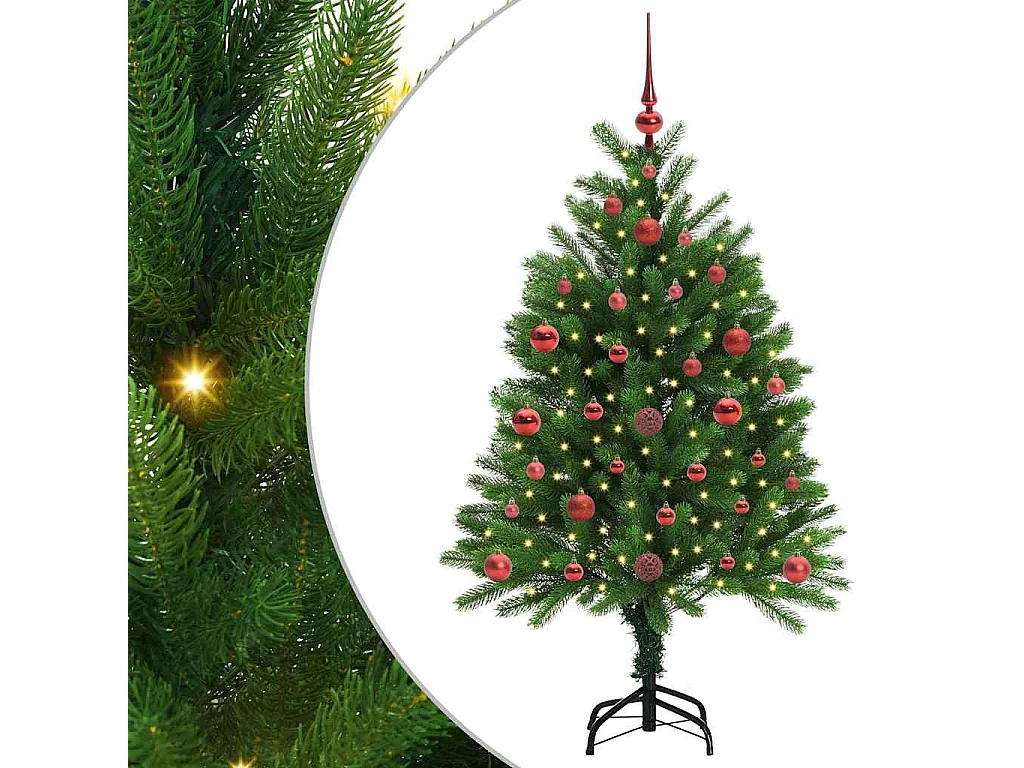 Kerstboom met 150 LED's met standaard Groen 120 cm PE