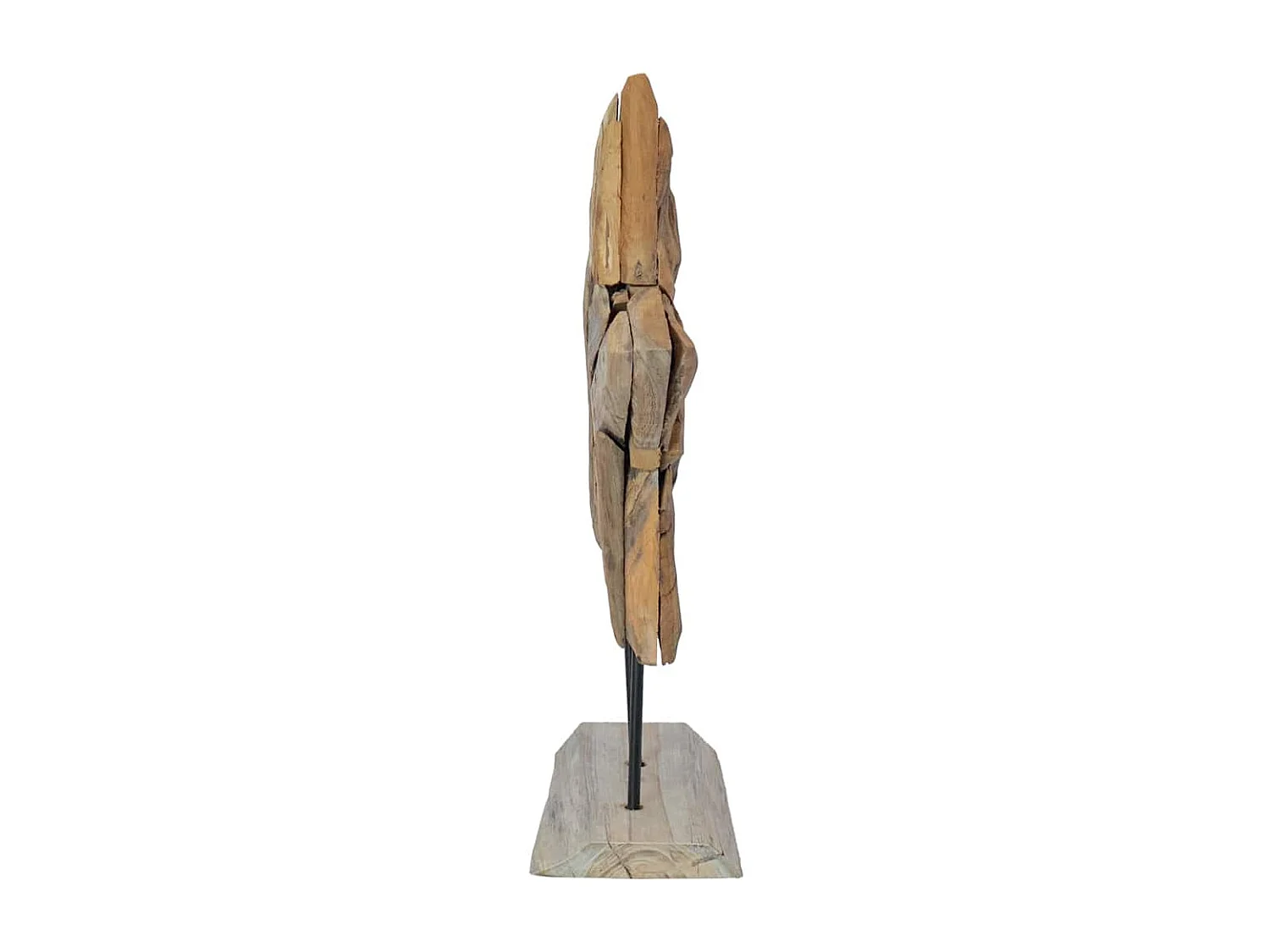 Étoile de Noël Marron 45 x 5 x 60 cm Bois de teck massif