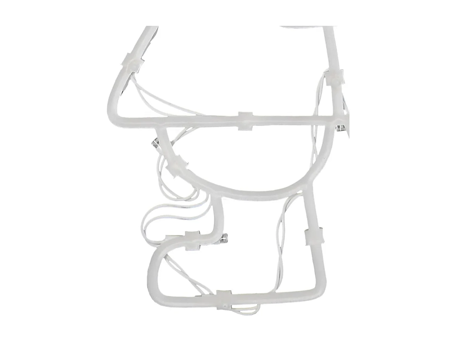 Lumières de Noël silhouette du Père Noël 2 pcs 35 LED