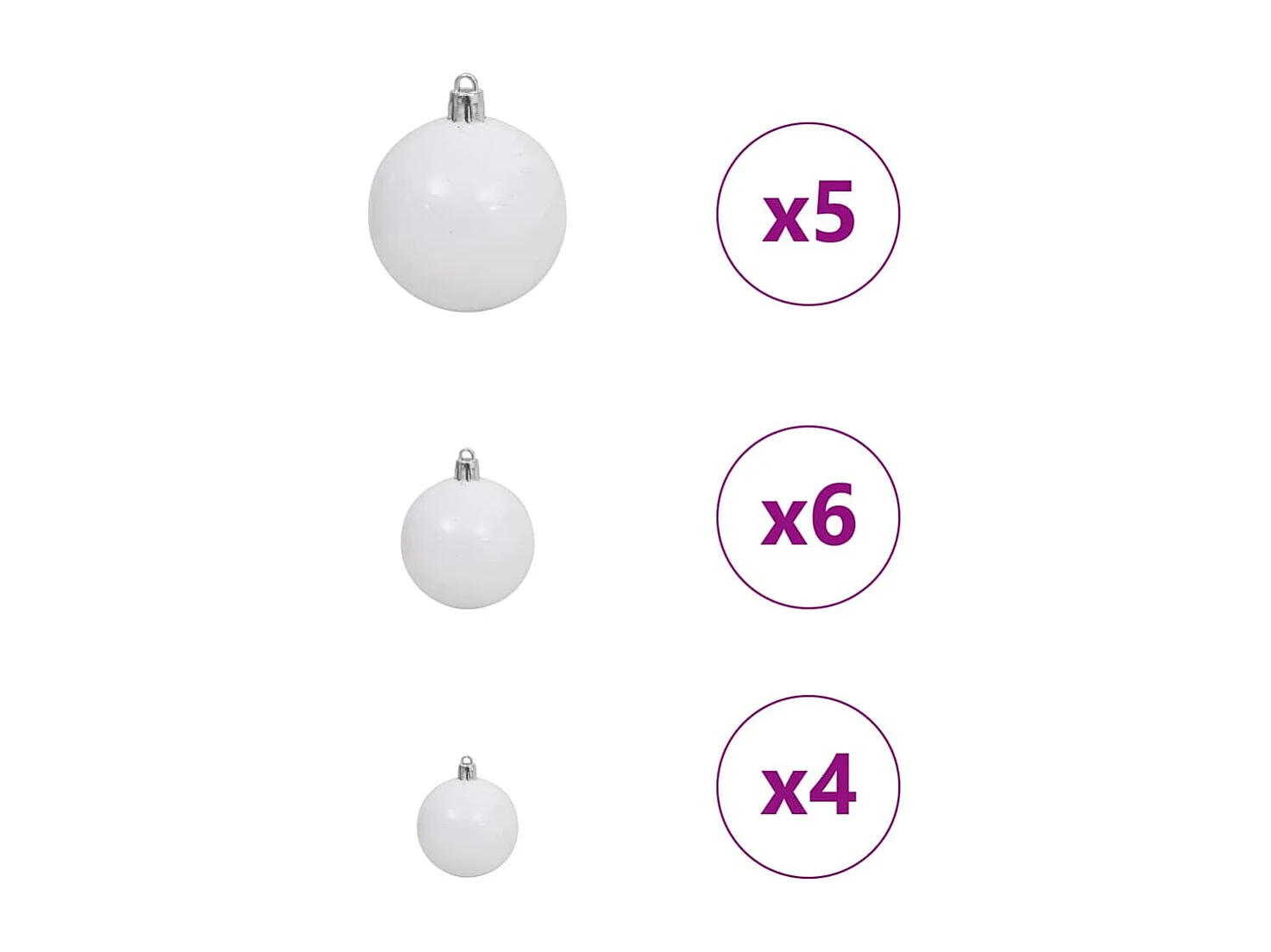 Künstlicher Weihnachtsbaum mit Beleuchtung, Rosa, 120 cm, PVC