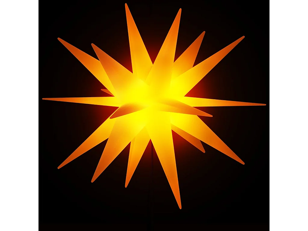 Luci di Natale con picchetti 3 pezzi LED flessibili gialli 35 cm