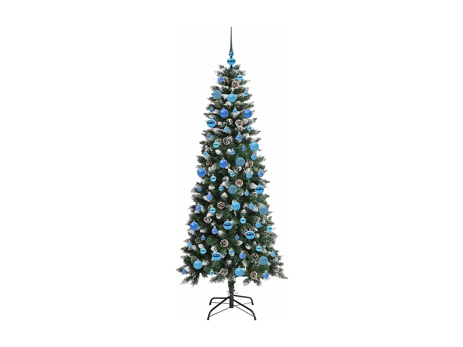 Albero di Natale artificiale con 300 LED Verde 76 x 76 x 180 cm