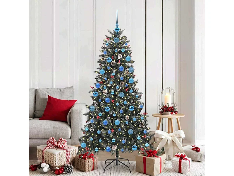 Sapin de Noël artificiel avec 300 LED Vert 99 x 99 x 180 cm