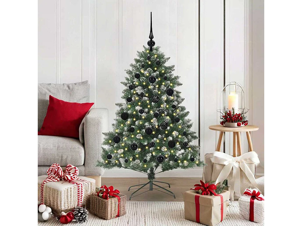 Albero di Natale artificiale con 150 LED Verde 85 x 85 x 120 cm