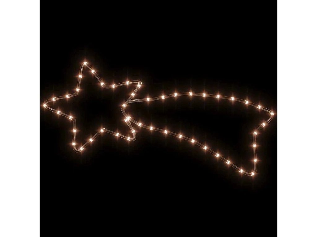 Kerstkomeetfiguur met 48 LED's Warm Wit 65x28 cm