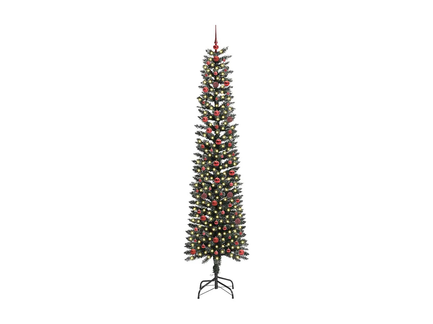 Albero di Natale artificiale con 300 LED Verde 58 x 58 x 240 cm