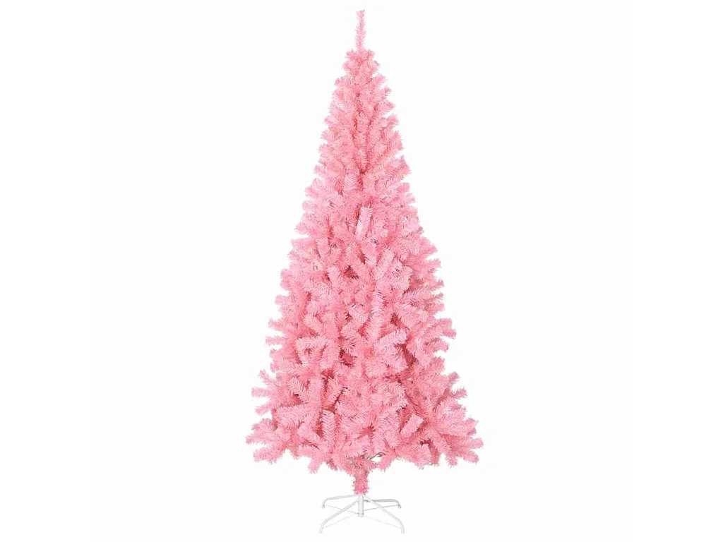 Kerstboom met 300 LED's met standaard Roze 180 cm PVC