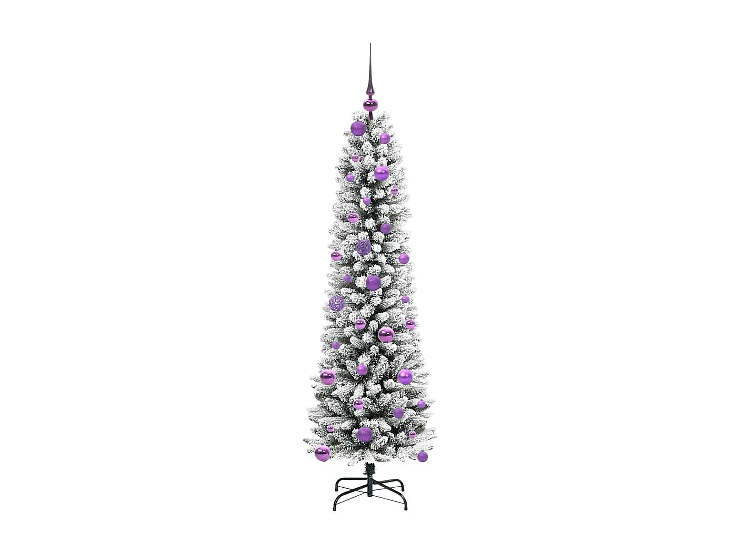 Künstlicher Weihnachtsbaum mit 150 LEDs Grün und Weiß 150 cm