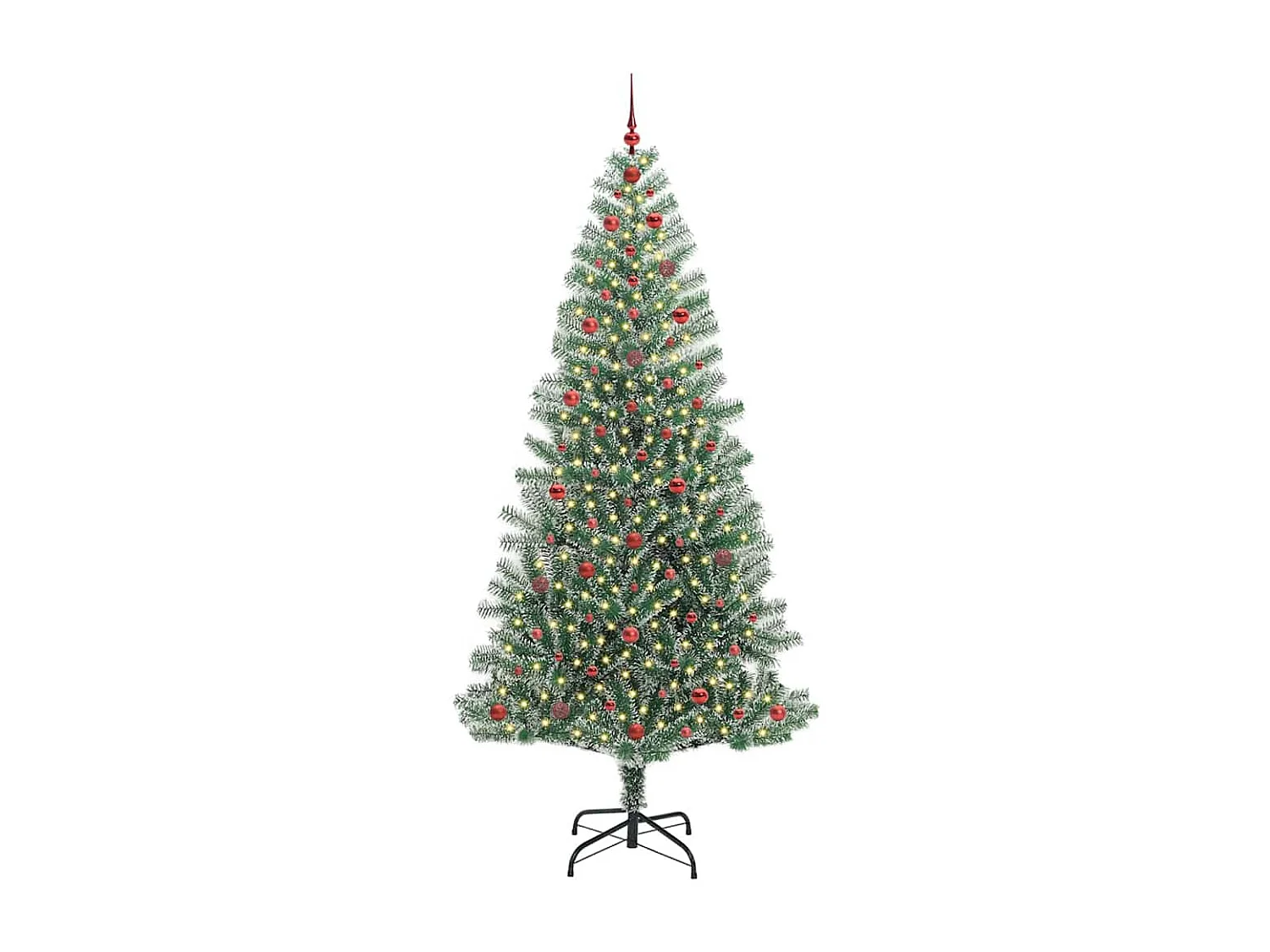 Albero di Natale artificiale a forma di fiocco di neve con luce LED