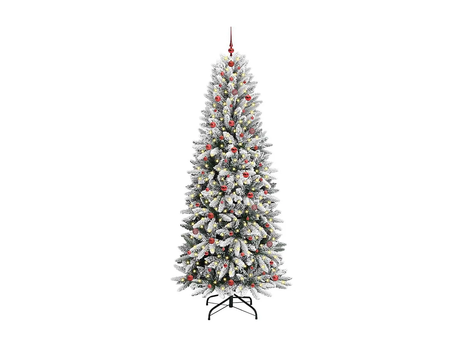 Kunstkerstboom met 300 LED's Wit 93 x 93 x 240 cm