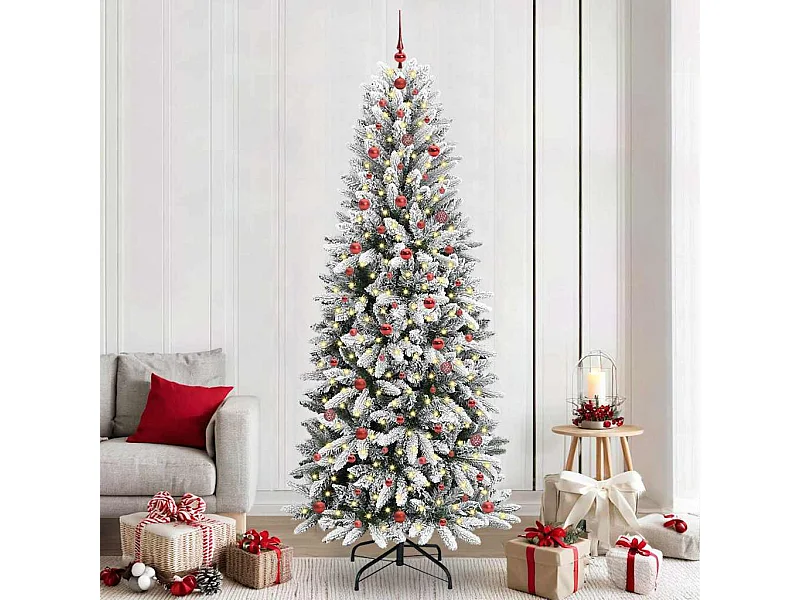 Albero di Natale artificiale con 300 LED Bianco 93 x 93 x 240 cm