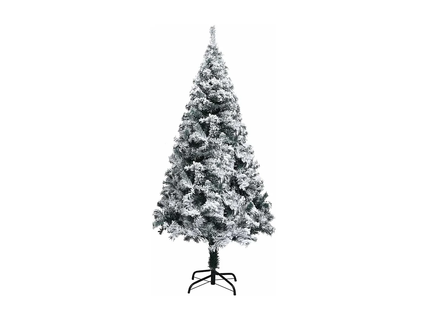 Künstlicher Weihnachtsbaum Grün 150 cm PVC, Stahl und Kunststoff
