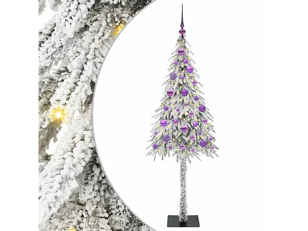 Sapin de Noël avec 150 LED Blanc 150 cm PE et Acier