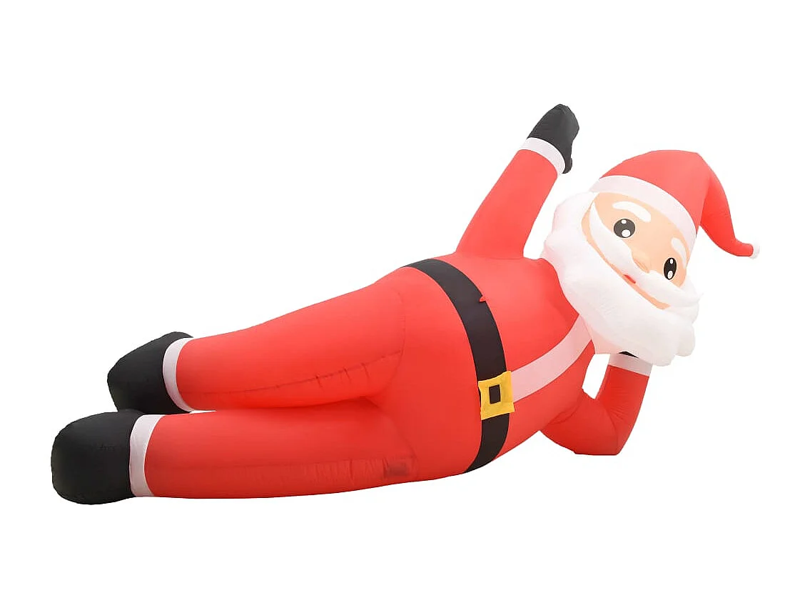 Opblaasbare Kerstman LED IP44 Rood 360 cm XXL