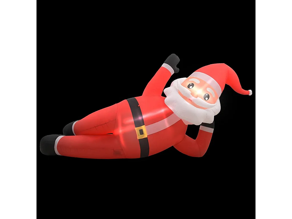 Opblaasbare Kerstman LED IP44 Rood 360 cm XXL