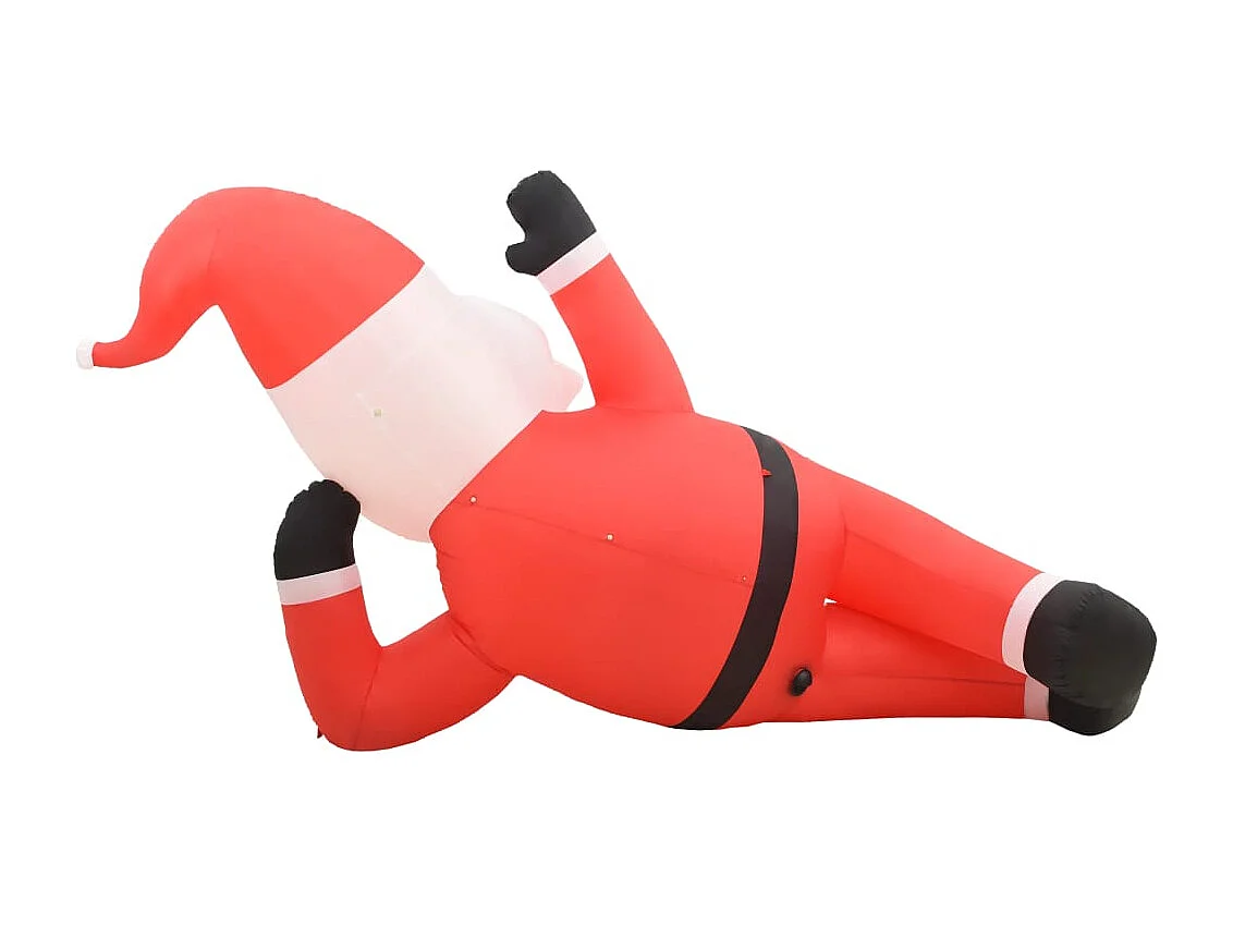 Opblaasbare Kerstman LED IP44 Rood 360 cm XXL