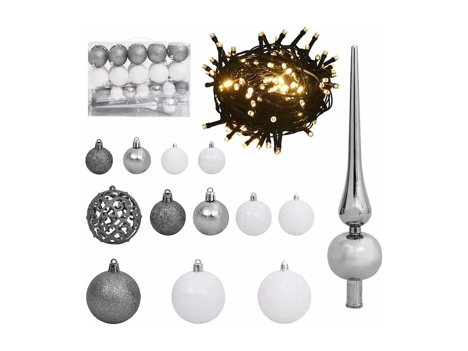 Kunstkerstboom met 150 LED's Groen 150 cm PE en PVC