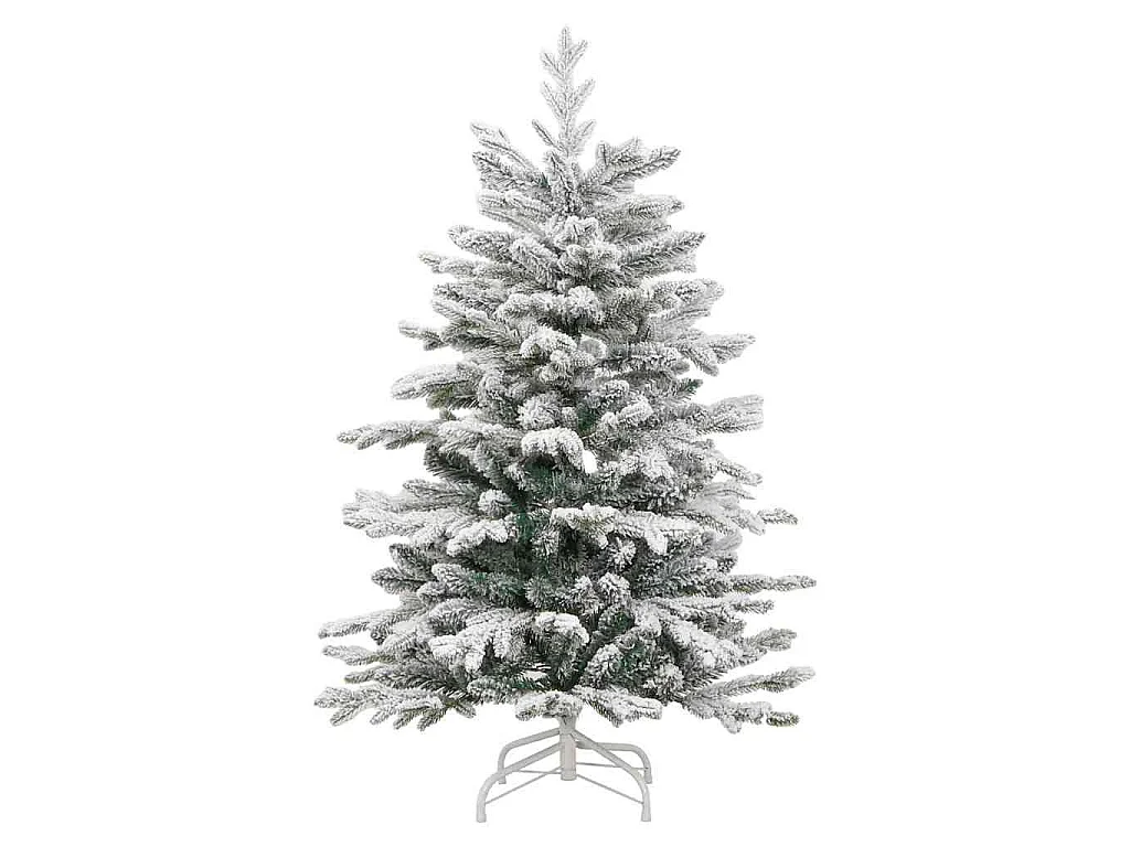 Sapin de Noël Artificiel à Branches Articulées Blanc 150 cm