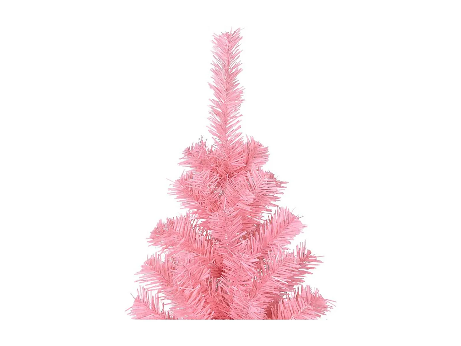 Kunstkerstboom met roze standaard 180 cm PVC