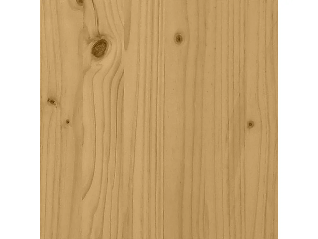 Arbres de Noël avec support Marron 90 cm Bois massif en pin