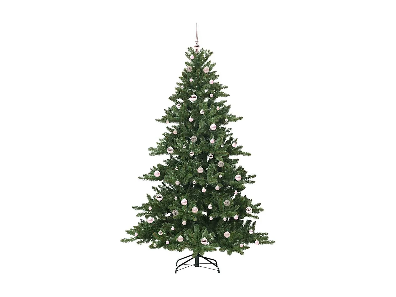 Albero di Natale artificiale con rami articolati 210 cm PVC