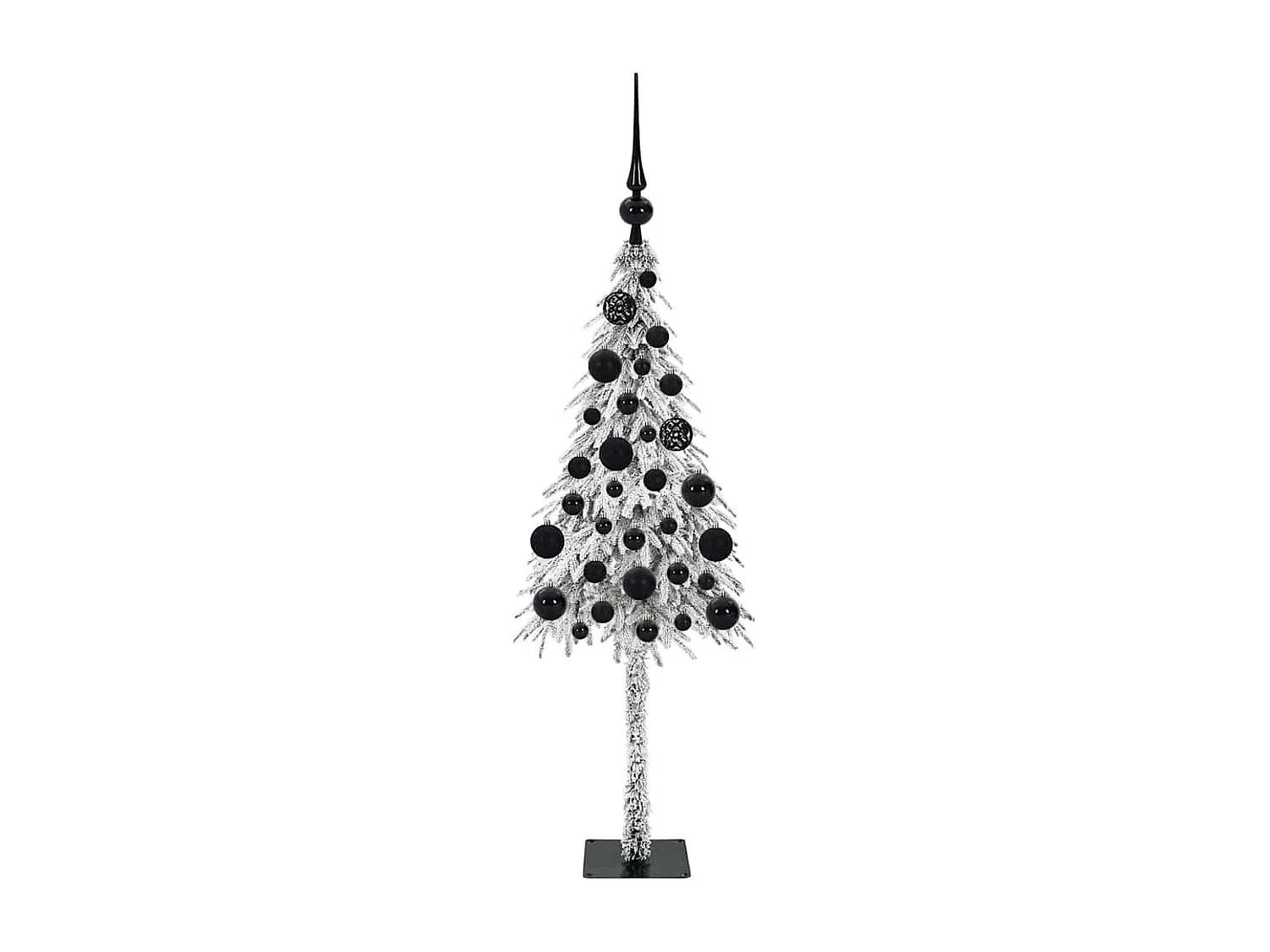 Sapin de Noël avec 150 LED Blanc 120 cm PE et Acier