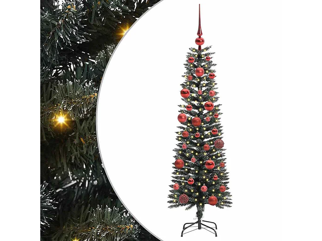 Künstlicher Weihnachtsbaum mit 150 LEDs Grün 43 x 43 x 150 cm