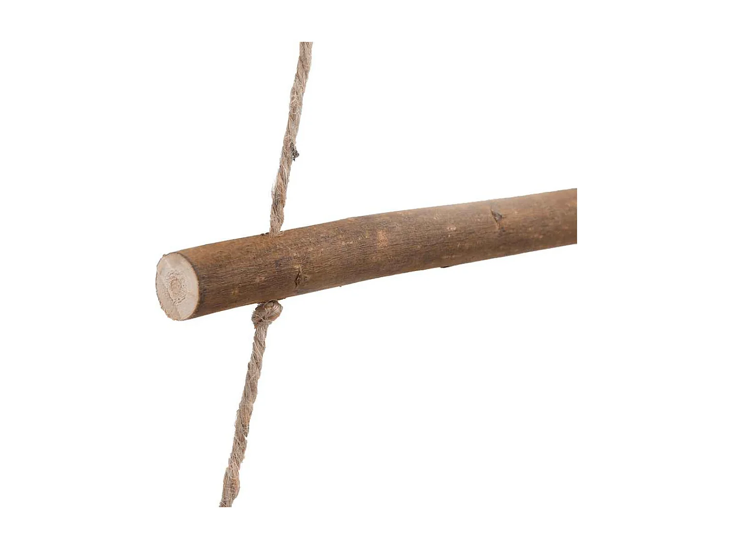 Sapin de Noël suspendu avec étoile supérieure 100 x 210 cm Branche naturelle