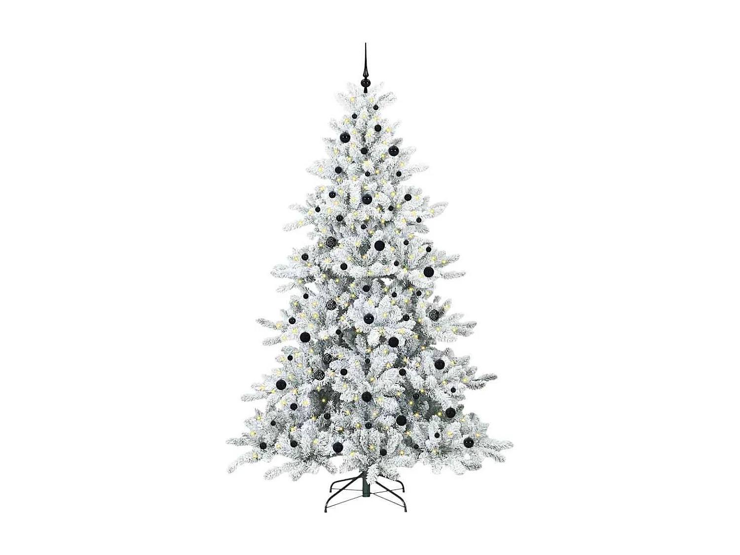 Künstlicher Weihnachtsbaum mit beweglichen Zweigen 240 cm PVC