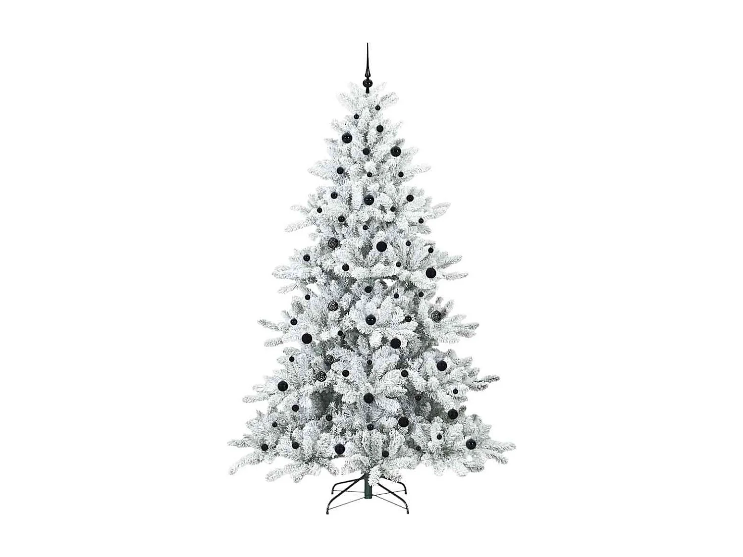 Künstlicher Weihnachtsbaum mit beweglichen Zweigen 240 cm PVC