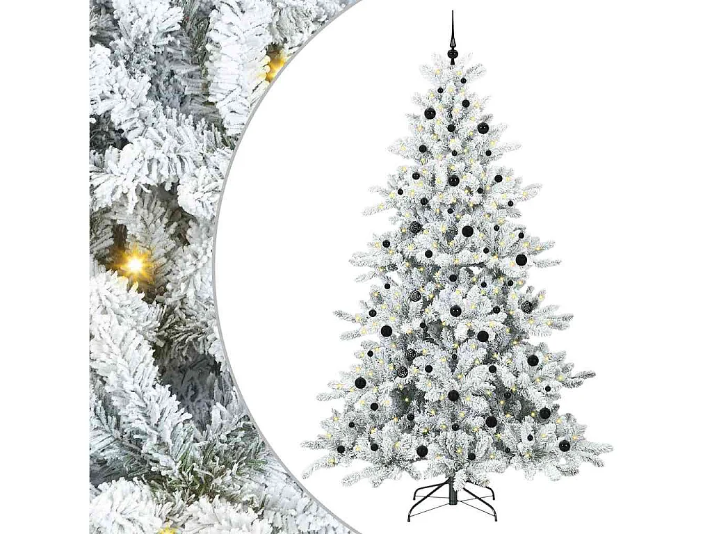 Kunstkerstboom met scharnierende takken 240 cm PVC