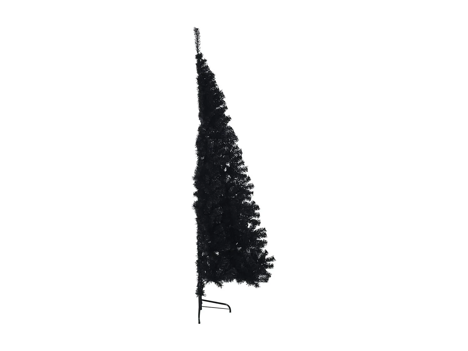 Albero di Natale artificiale con supporto nero 180 cm in PVC