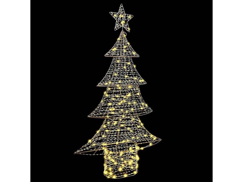 Sapin de Noël avec 160 LED Blanc chaud 150 cm PET