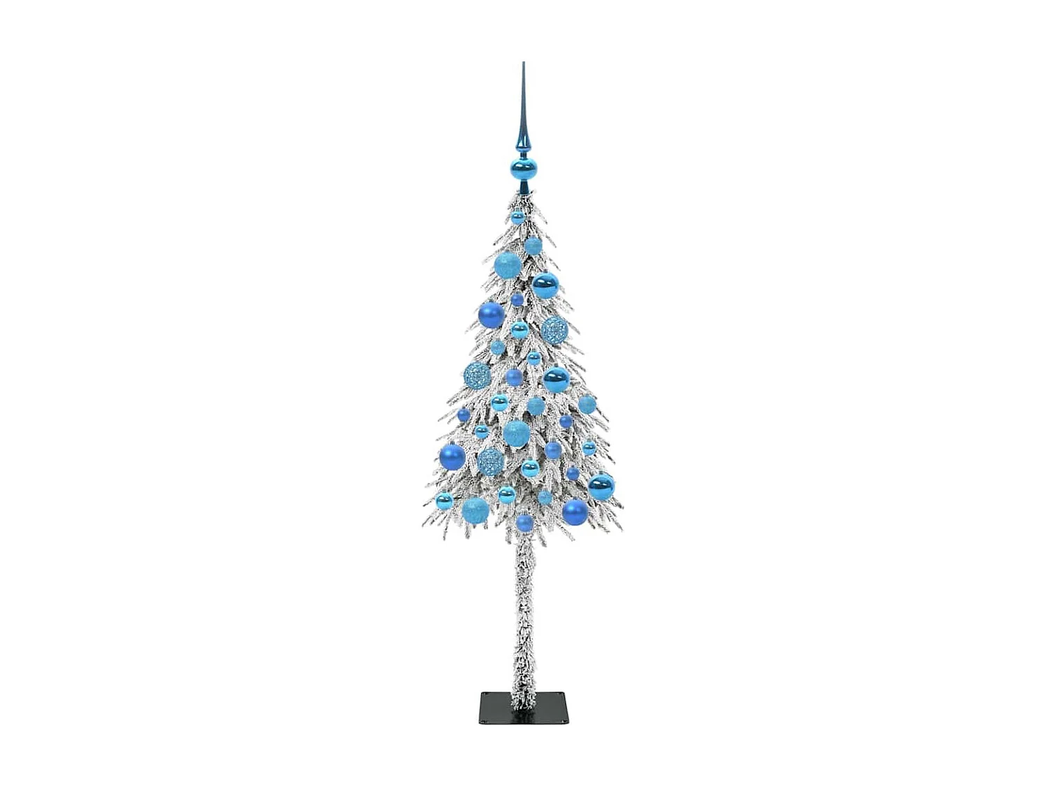 Sapin de Noël avec 150 LED Blanc 120 cm PE et Acier