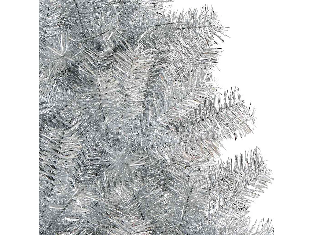 Kerstboom met 300 LED's met standaard Zilver 180 cm PET