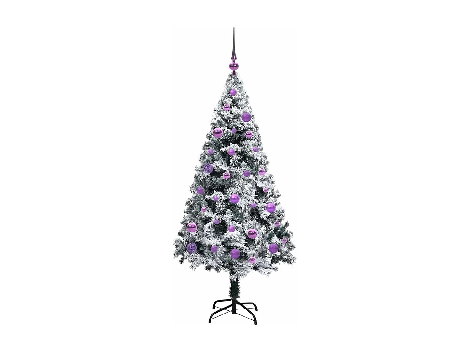 Sapin de Noël artificiel Vert 150 cm PVC, Acier et Plastique